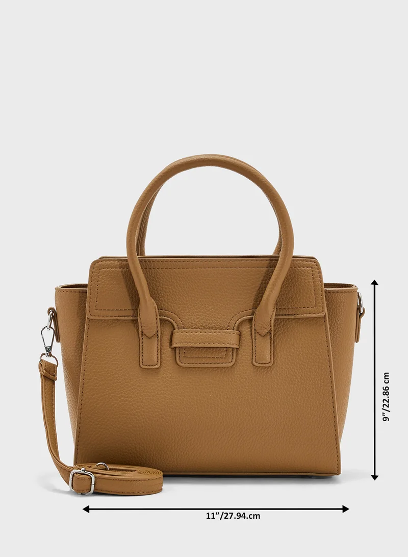 ELLA Tonal Detail Satchel
