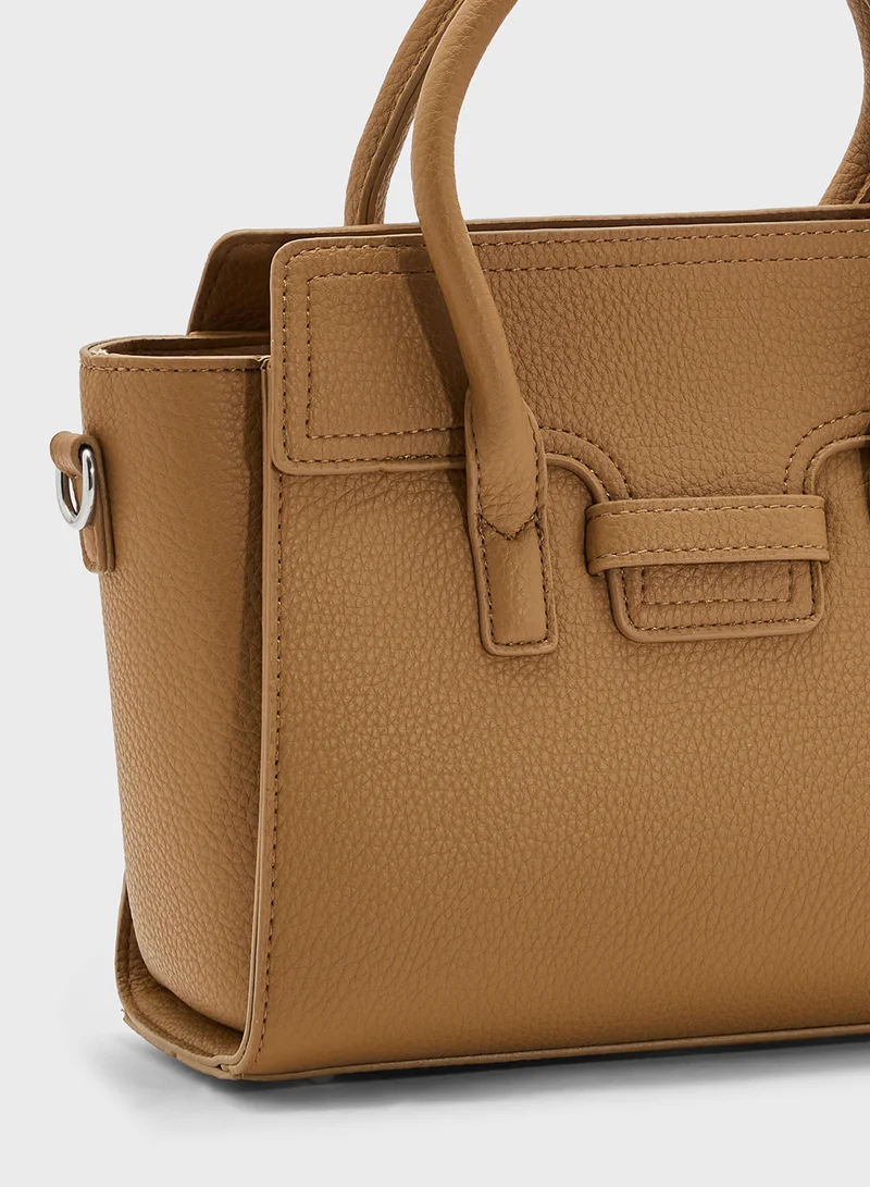 ELLA Tonal Detail Satchel