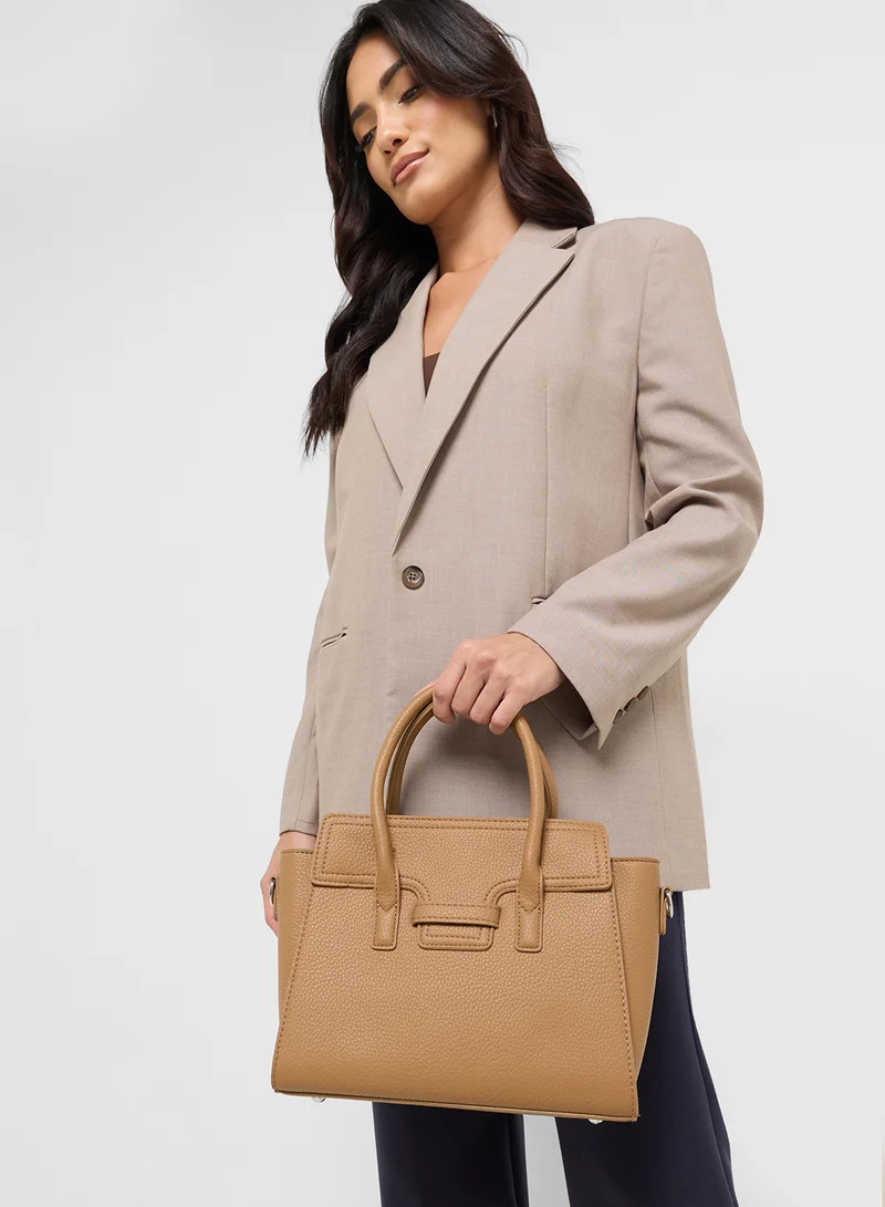 ELLA Tonal Detail Satchel