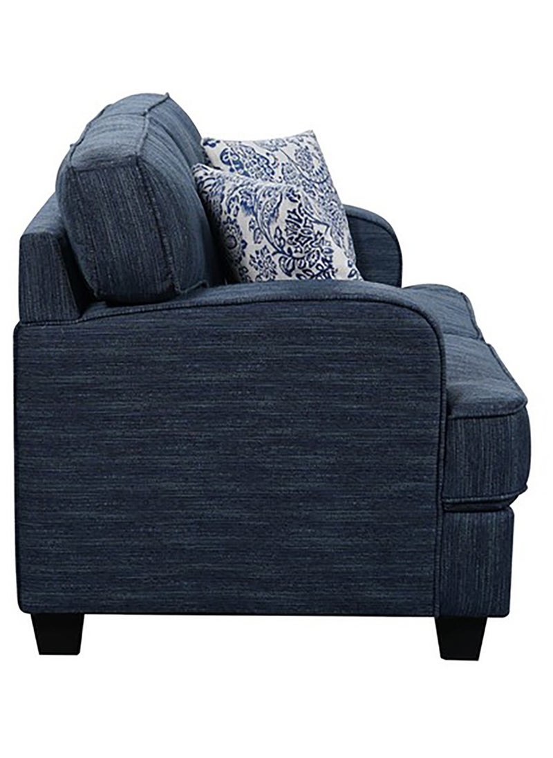 ROYALOAK Royaloak Lucas 2 Seater Fabric Sofa – Compact Modern Couch | Comfortable Upholstery | Durable Build | Stylish Living Room Seating  - Image 4