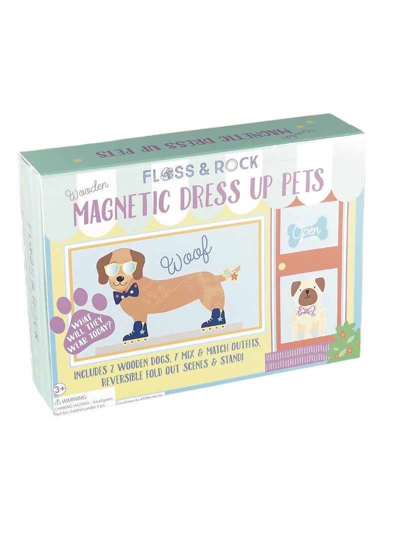 Floss & Rock - Floss & Rock Pets Magnetic Dress Up - Fun Dress-Up Activity Set for Kids - Image 1
