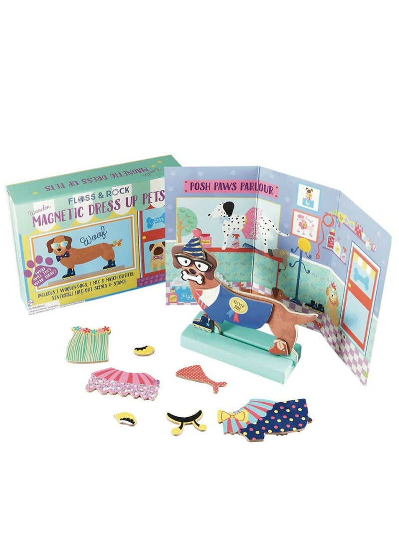 Floss & Rock - Floss & Rock Pets Magnetic Dress Up - Fun Dress-Up Activity Set for Kids - Image 1