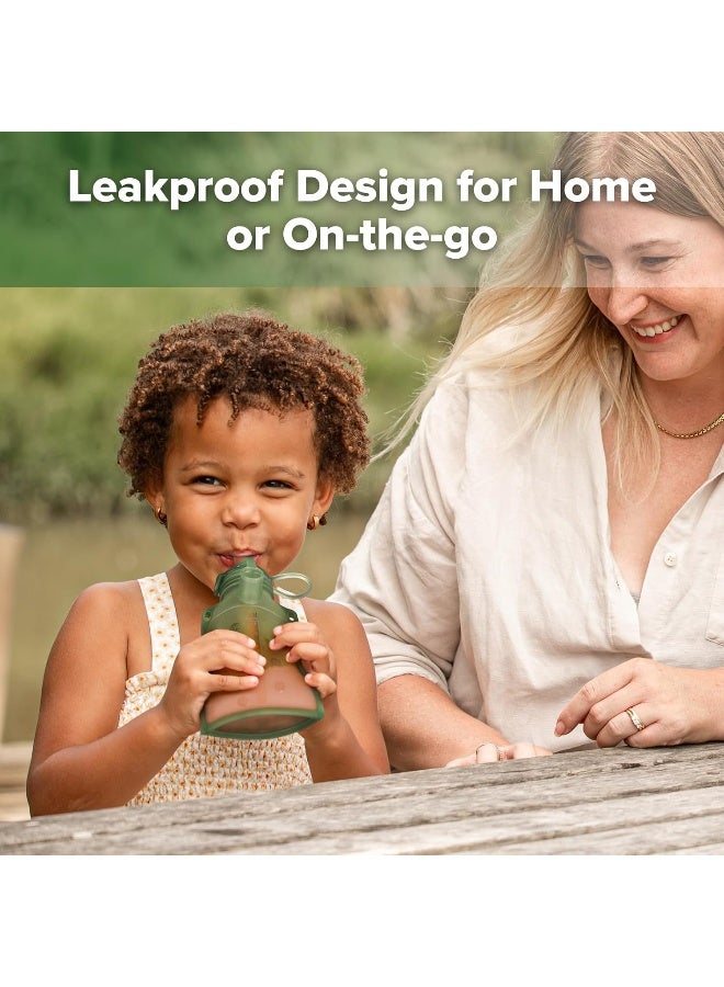 haakaa Yummy Pouch Reusable Baby Food Pouch, 4oz, 2 Pack - Image 5