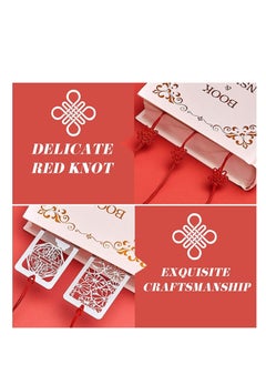 Excefore Metal Bookmarks Set, 8 Pcs Creative Chinese Style Exquisite Stainless Steel Hollow Metal Bookmark, Unique Metal Bookmarks for Book Lovers, Readers, Writers, Women, Men, for Book Reading Presents  - Image 4