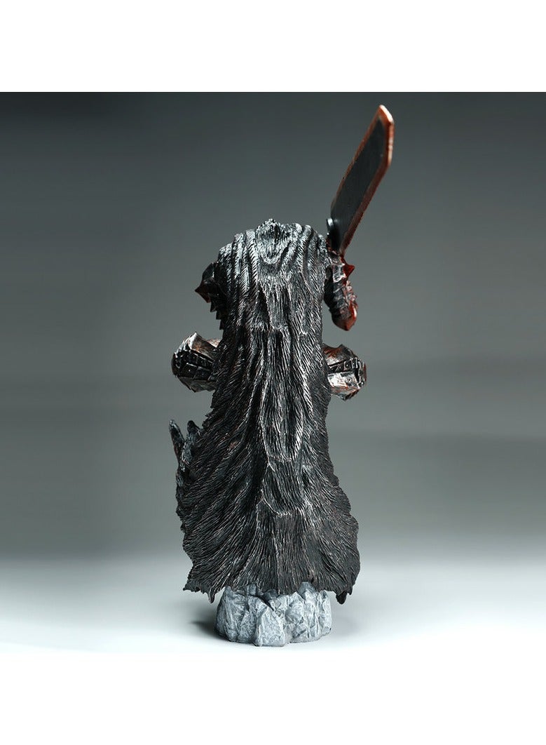 general Legend of the Sword Wind Berserker Gus L Battle Damage Bloodstained Edition Figure Statue 25cm - Image 4