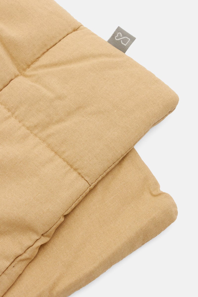 Muy Mucho Quilted Cushion Cover 45 x 45 cm, Khaki - Image 3