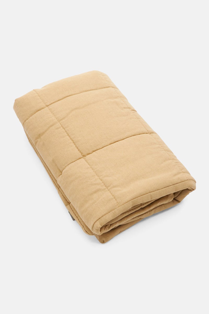 Muy Mucho Quilted Cushion Cover 45 x 45 cm, Khaki - Image 2