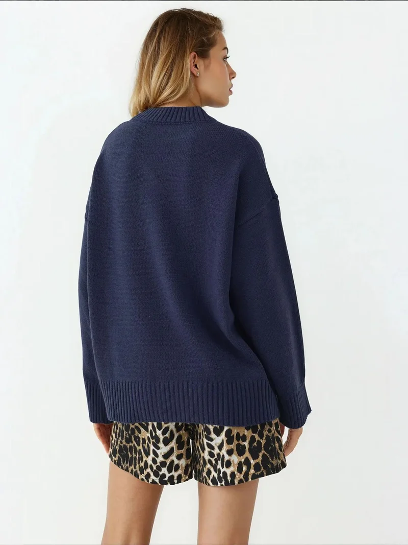 HICCUP Crew Neck Cozy Sweater