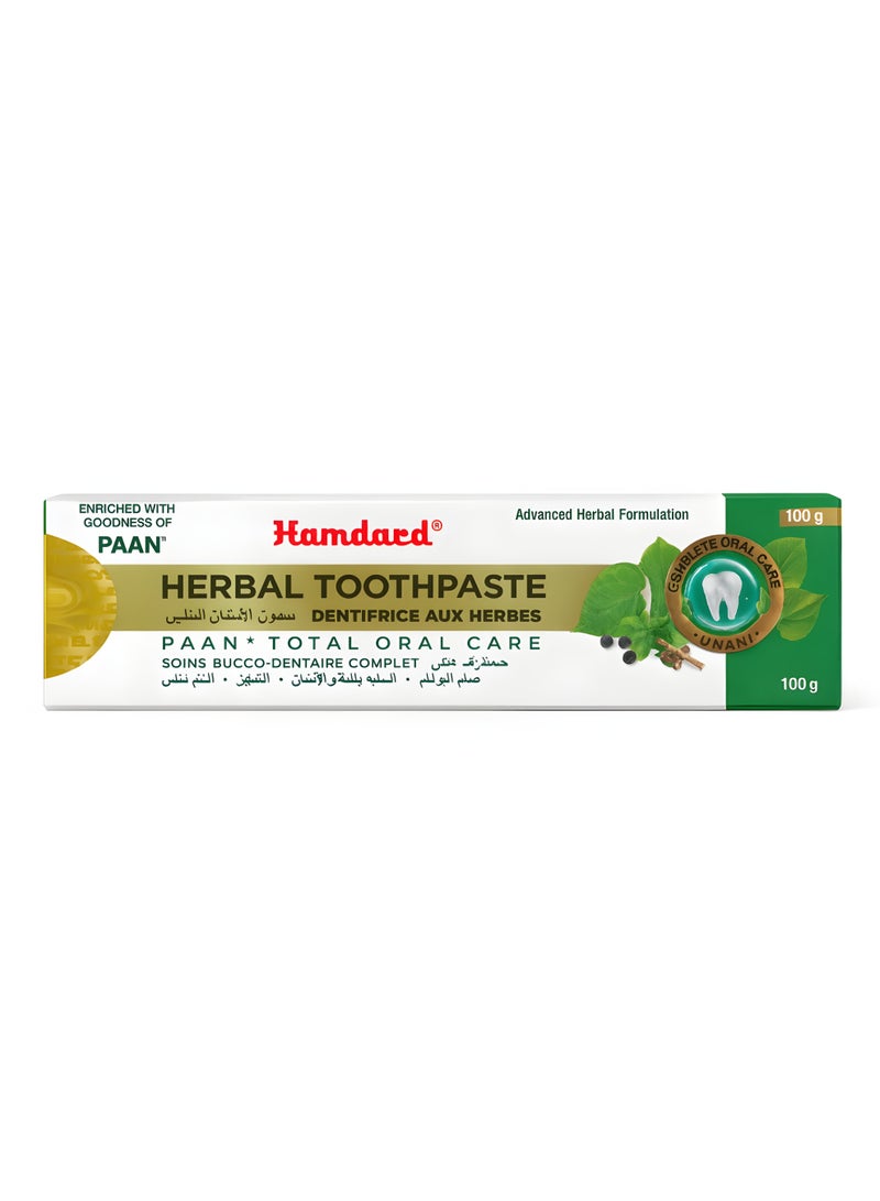 HERBAL TOOTHPASTE PAAN TOTAL ORAL CARE 100 g