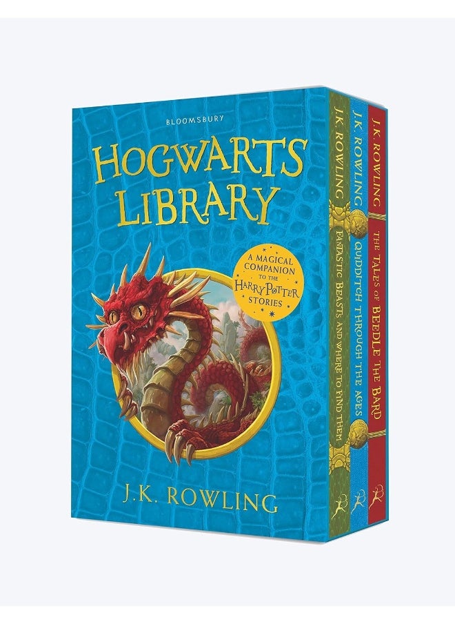 The Hogwarts Library Brings Together Three Muchloved Classics From The Wizarding World In A Stunning Box Set, Now Available In Paperback For The First Time Essential Reading For All Harry Potter Fans  - Image 1