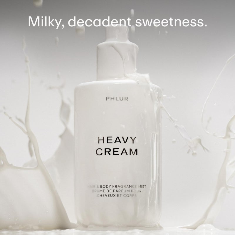 PHLUR Heavy Cream Body Mist â€“ Hair and Body Mist & Body Spray Marshmallow, Whipped Cream, Jasmine, Coconut & Vanilla Body Spray (8 FL Oz) - Image 2