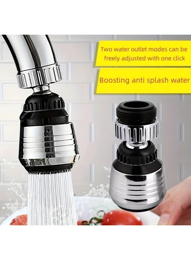 1pc Dual Spray Water Saving Anti Splash Aerator Spray Head for Kitchen Sink - Image 2
