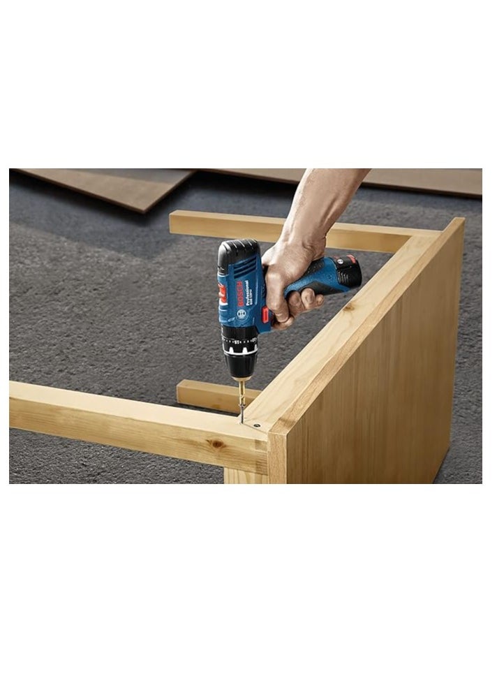 BOSCH GSB 120-Li 2Ah Professional Cordless Impact Drill with Battery and Charger 23-Piece Set  - Image 3