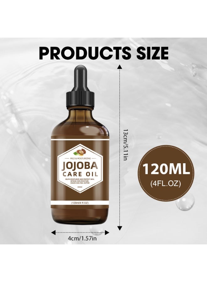 jalan Jojoba Care Oil 120ml - 100% Pure Natural Moisturizer for Face & Body, Hydrates Skin, Softens & Protects - Image 4