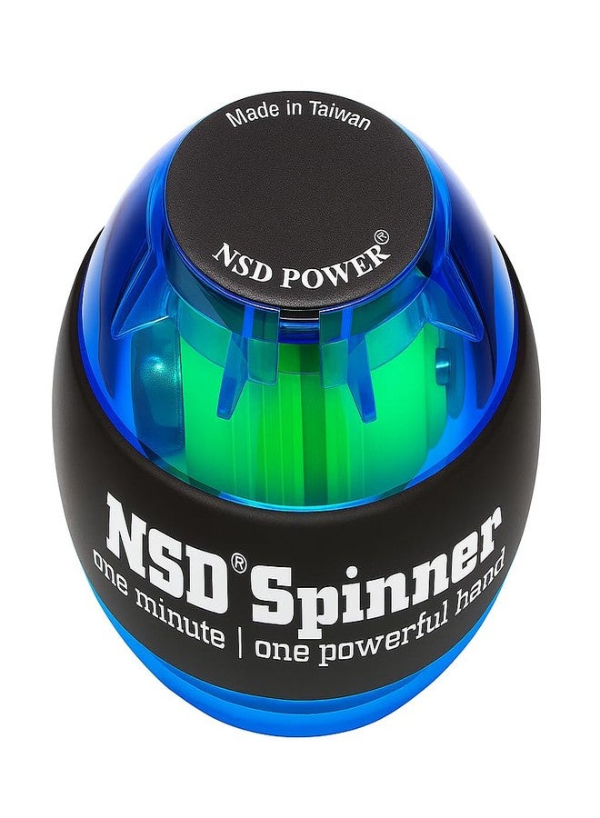 NSD Essential Crystal Spinner Gyro Ball | Grip Strengthener for Forearms, Wrist & Hands | String Start Design, Up to 15,000 RPM | Portable Wrist Trainer & Workout Equipment | Ideal for Desk Workers, Athletes & Musicians - Image 1