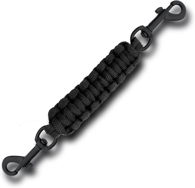 مشبك أمان طوق الكلب حزام أمان احتياطي لطوق الكلب طوق الشوكة طوق الضغط مشبك مزدوج النهاية مشبك احتياطي موصل المقود للتدريب والمشي والجري - Image 1