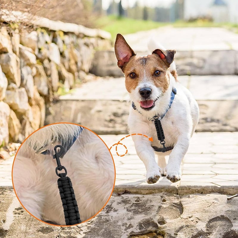 مشبك أمان طوق الكلب حزام أمان احتياطي لطوق الكلب طوق الشوكة طوق الضغط مشبك مزدوج النهاية مشبك احتياطي موصل المقود للتدريب والمشي والجري - Image 3