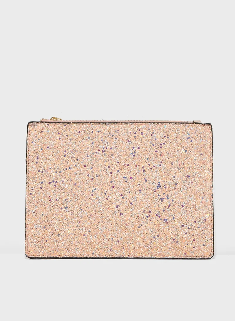 ALDO Glitter Front Backpack