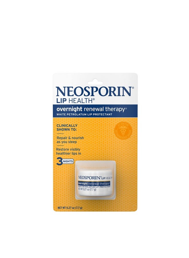 Neosporin Neosporin Lip Health Overnight Healthy Lips Renewal Therapy Petrolatum Lip Protectant, 0.27 Ounce (Pack of 1)  - Image 2