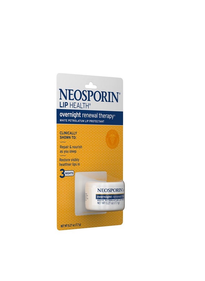 Neosporin Neosporin Lip Health Overnight Healthy Lips Renewal Therapy Petrolatum Lip Protectant, 0.27 Ounce (Pack of 1)  - Image 3