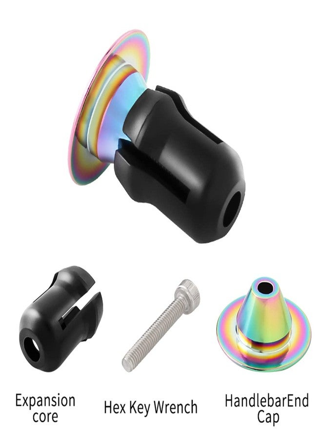 MUQZI Bicycle Bar End Plugs Handlebar End Plugs Aluminum Bike Handlebar Cap Bar End Caps for Most Bicycles Road Bike Mountain, Black - Image 4