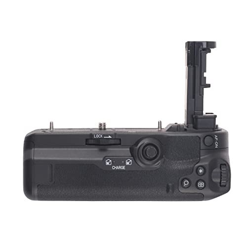 Hersmay BG-R10 Vertical R5/R6 Battery Grip for Canon EOS R5 R5C R6 R6II DSLR Camera, Replace for Canon BG-R10 Battery Holder for Up to Two LP-E6 LP-E6NH LP-E6N Batteries - Image 1