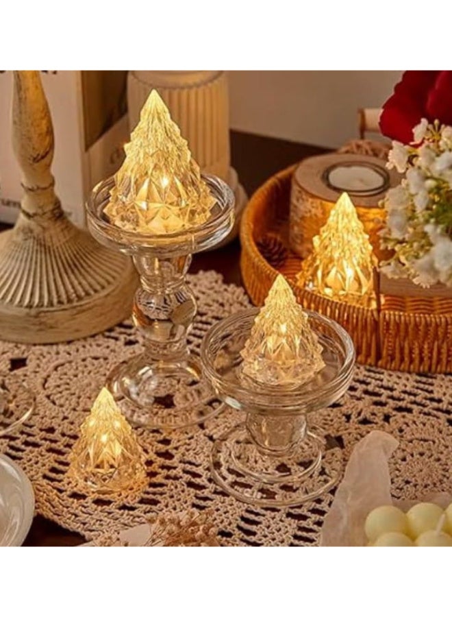 Pyramid-shaped crystal table lamp (1-piece pack) - Image 3