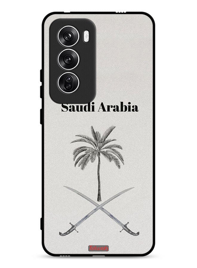 Tolwak Oppo Reno12 5G Protective Case Cover Kingdom Of Saudi Arabia Sign Art - Image 1
