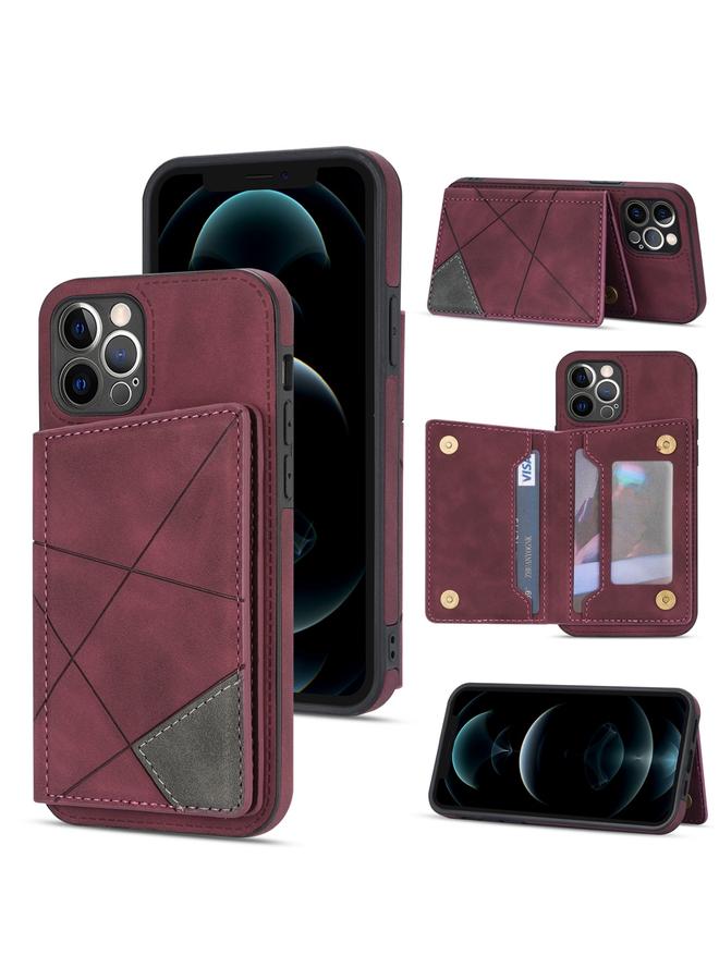 S-TOP Case For iPhone 12 Pro Line Card Holder Phone Case - Image 1