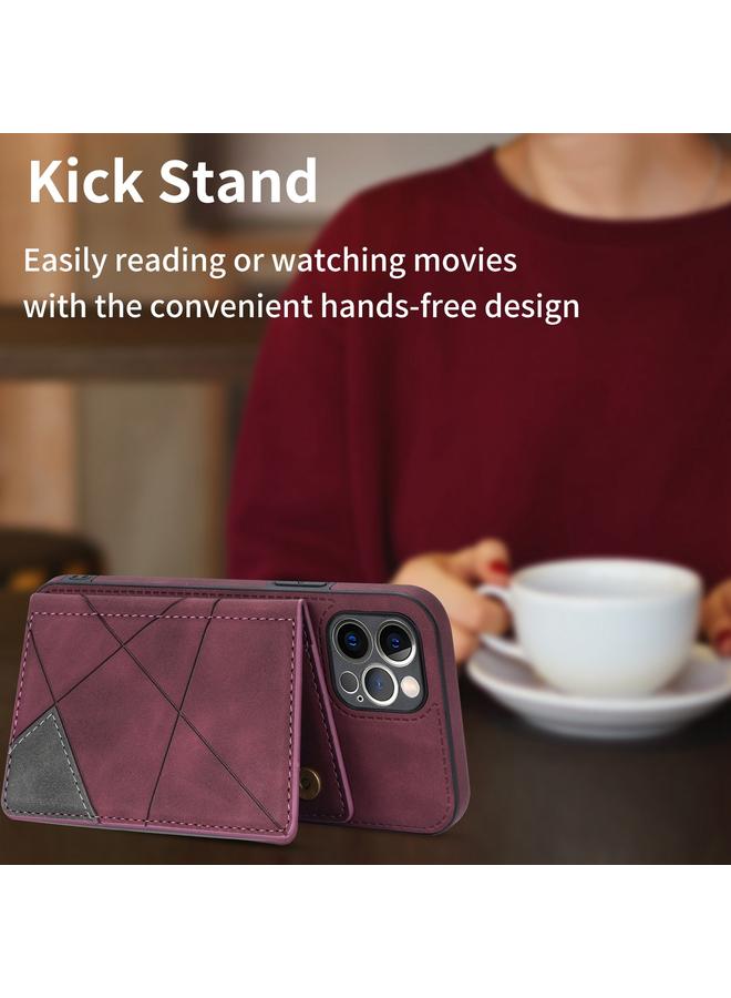 S-TOP Case For iPhone 12 Pro Line Card Holder Phone Case - Image 5