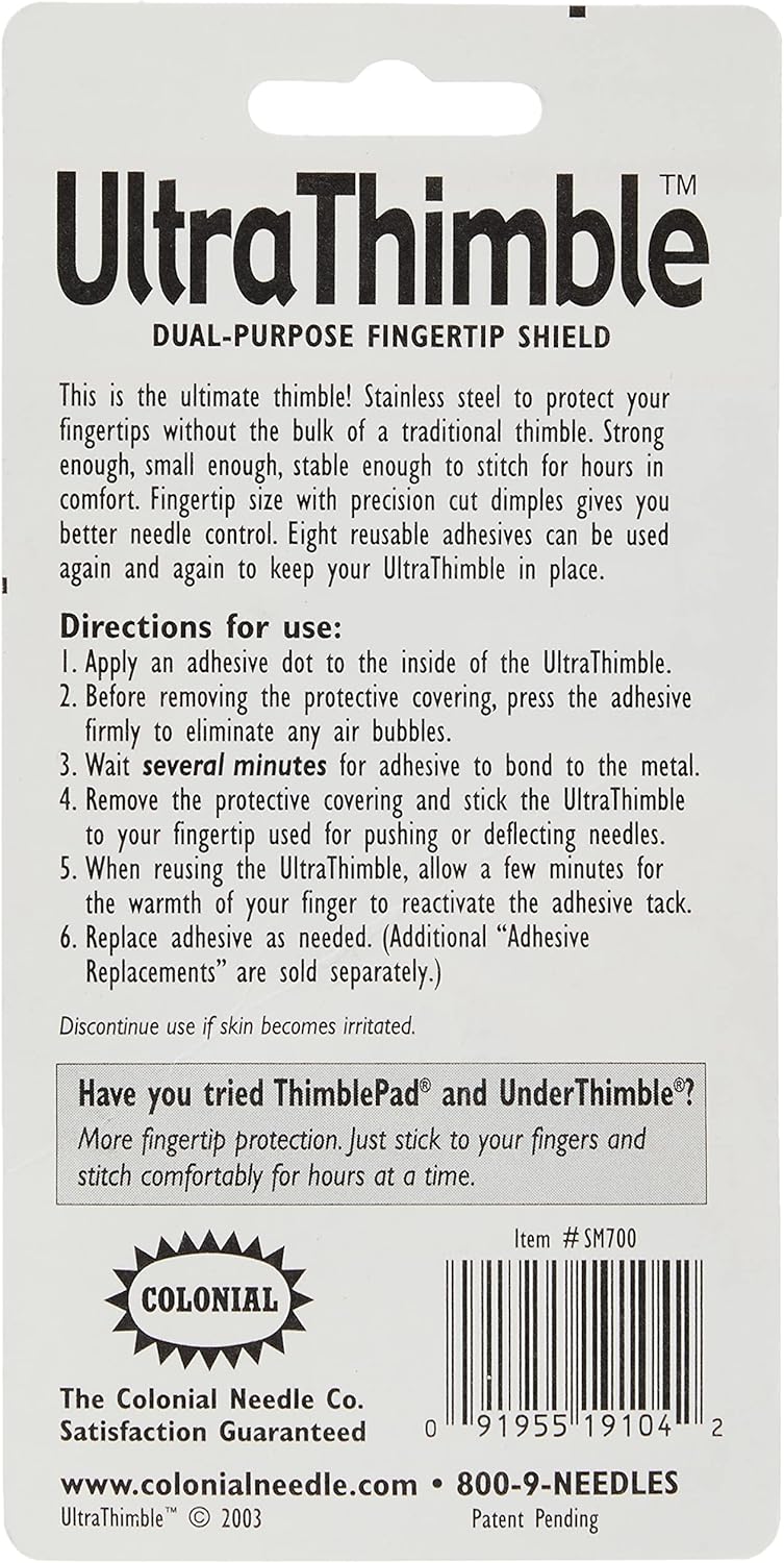 Colonial Needle Ultra Thimble-8/Pkg - Image 2