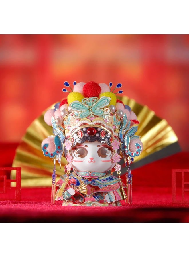 Mu 3D Metal Puzzles The Chinese Opera Diva The Cat Brothers Series D, Models Kits Miniature Building for Adult to Build,Hobby Birthday New Year Gifts Collectibles - Image 5