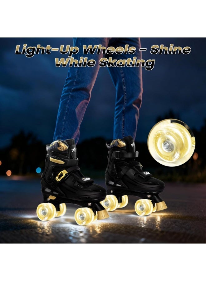 Nattork Adjustable Roller Skates for Kids Boys Girls Teen Youth Age 4-16 Cool Racing Car Indoor Outdoor Gift Idea for Birthdays - Image 3