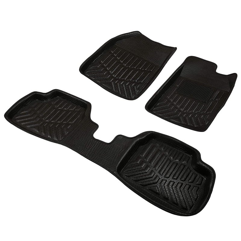 Fabaro 3D Car Floor Foot Black Mats Compatible with Tata Tiago - Image 5