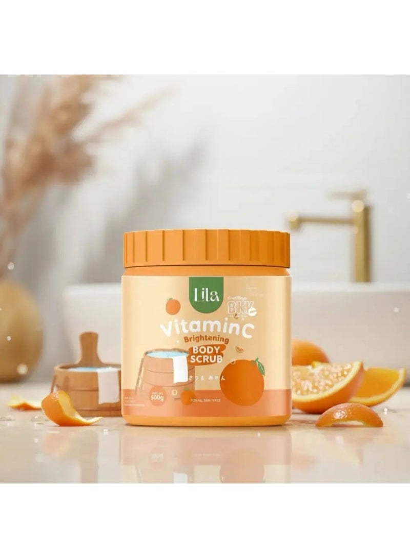 Lita Vitamin C Brightening Body Scrub 500g | Exfoliating Skin Polish for Radiant & Even-Toned Skin - Image 2