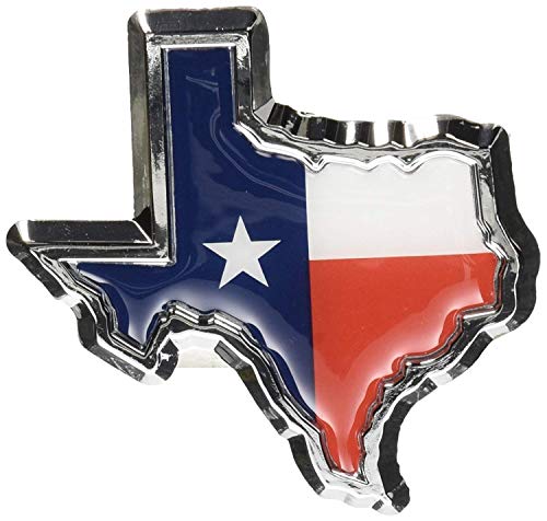 Muzzys TEXAS FLAG IN SHAPE OF TEXAS State Edition Emblem Decal Longhorn Lone Star METAL Badge Universal StickOn FITS Chevy Silverado Suburban Tahoe GMC Sierra Ford F150 Ranger F-150 Dodge Ram Nissan T - Image 3