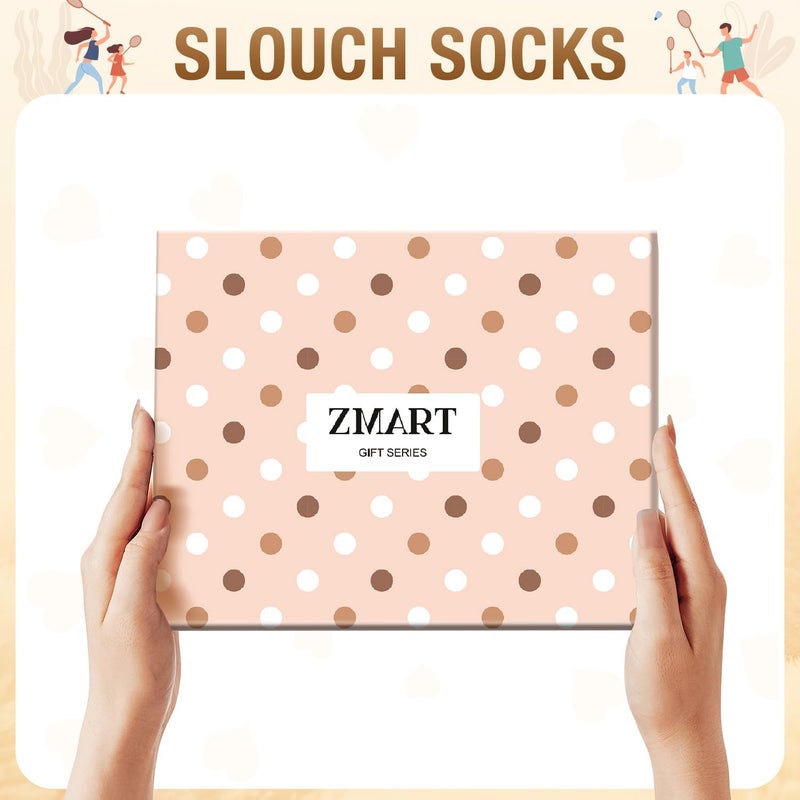 Zmart Women's Thin Slouch Socks - Scrunch Long High Slouchy Boot Socks 80s 90s - Image 3