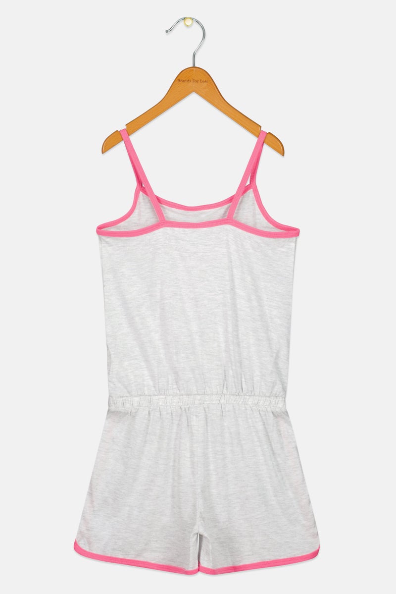 PUMA Kids Girl Sportswear Brand Logo Sleeveless Outdoor Romper, Multicolor - Image 3