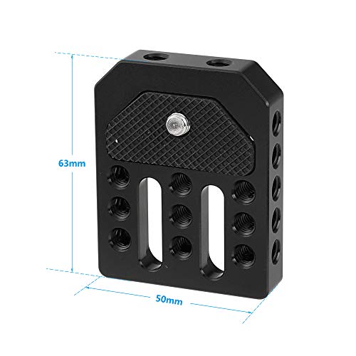 CAMVATE Universal Base Plate with 14 Threads Mount for Directors Monitor Cage Kit 2 Pieces 2307 - Image 3