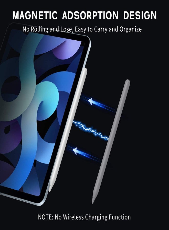 NTHJOYS أقلام ستايلس لشاشات اللمس، قلم ستايلس نشط NTHJOYS لـ iOS/Android بتصميم مغناطيسي، قلم رفيع متوافق مع Apple iPad/Pro/Air/Mini/iPhone/الأجهزة اللوحية للكتابة والرسم - Image 4
