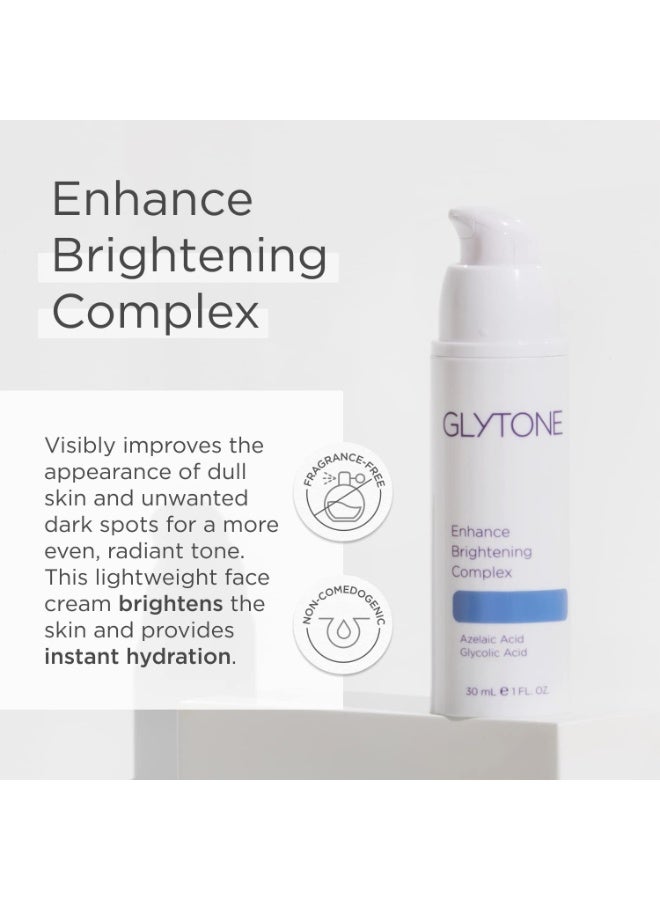 Glytone Enhance Brightening Complex - With 12% Azelaic Acid, 3% Glycolic Acid - Brightens Skin & Reduces Dark Spots - Non-Comedogenic - 1 fl. oz. - Image 2