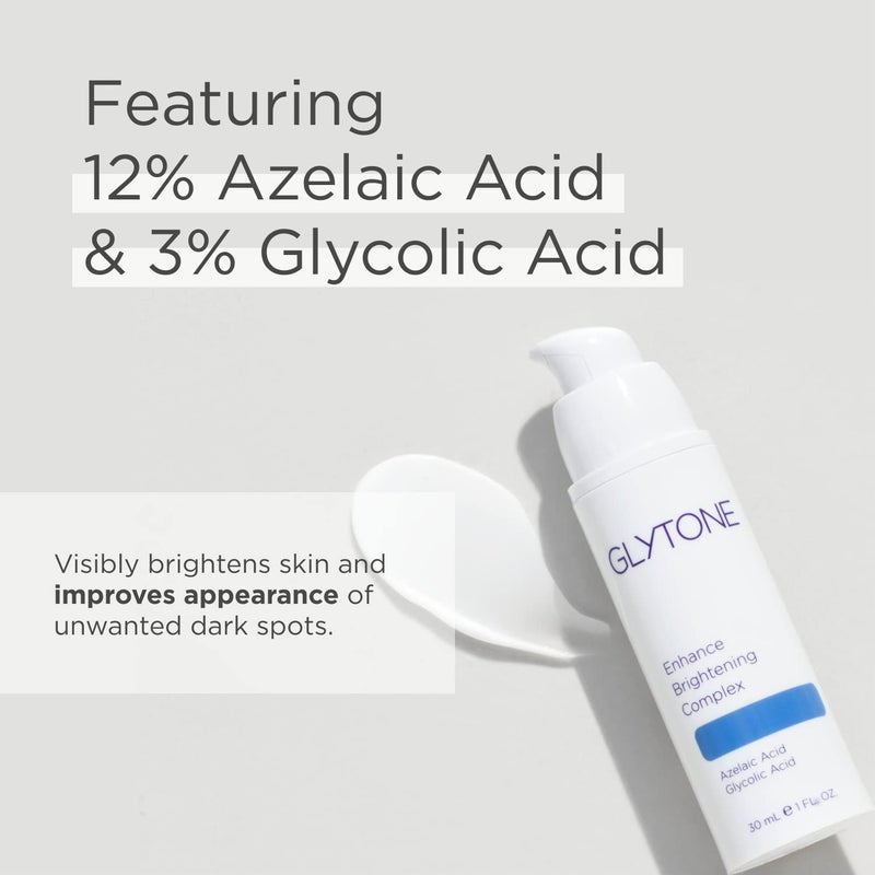 Glytone Enhance Brightening Complex - With 12% Azelaic Acid, 3% Glycolic Acid - Brightens Skin & Reduces Dark Spots - Non-Comedogenic - 1 fl. oz. - Image 3