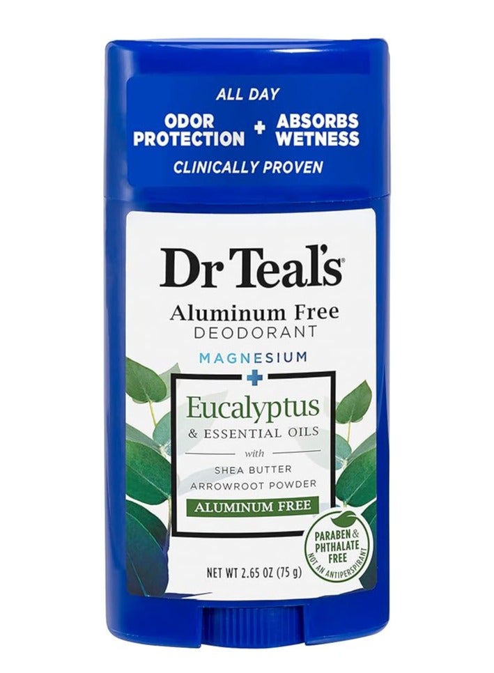 Dr. Teal's Inc Dr. Teal's Eucalyptus Aluminum Free Deo, 75G - Image 1