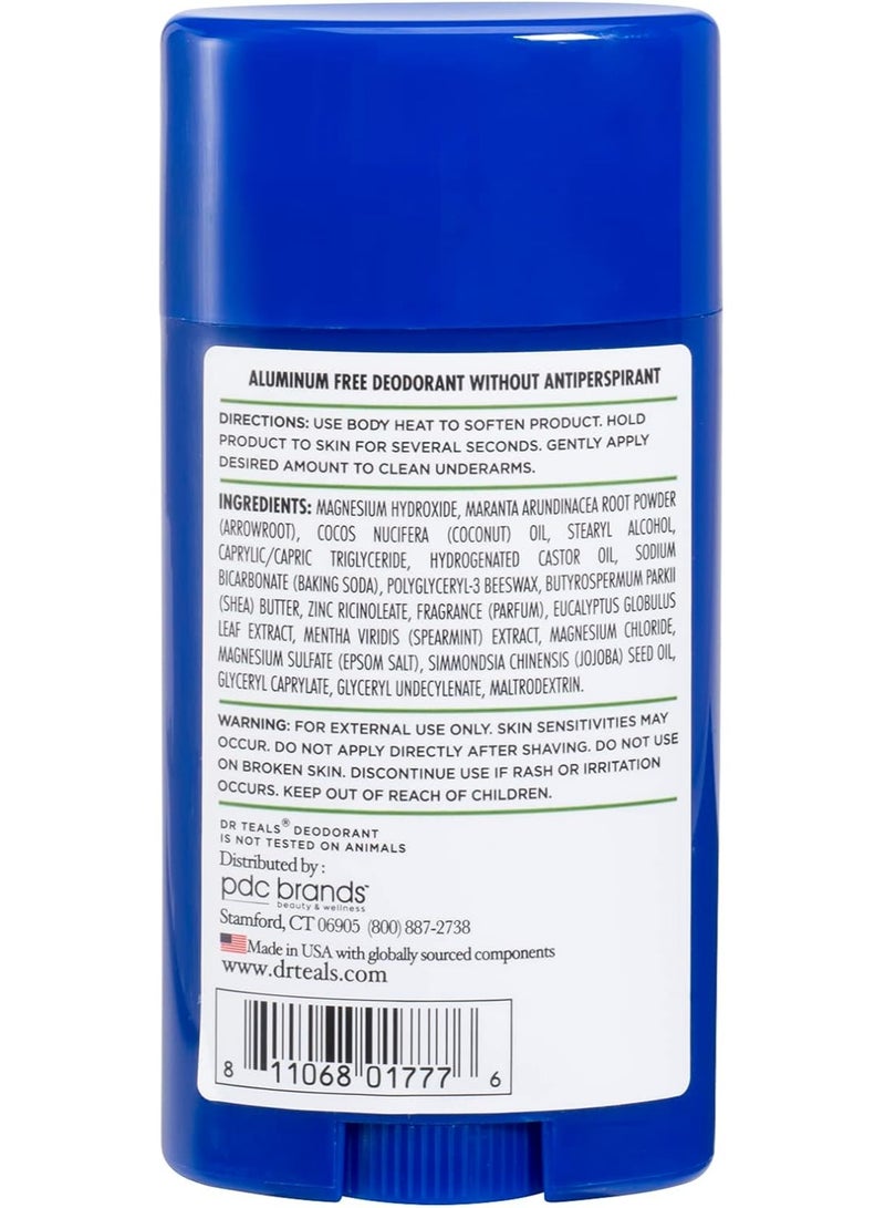 Dr. Teal's Inc Dr. Teal's Eucalyptus Aluminum Free Deo, 75G - Image 2