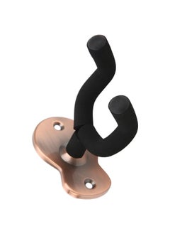 Thoraya Guitar Wall Mount Holder Neck Sponge Protective Support Bracket with Mounting AccessoriesCopper Red  - Image 4