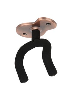Thoraya Guitar Wall Mount Holder Neck Sponge Protective Support Bracket with Mounting AccessoriesCopper Red  - Image 5