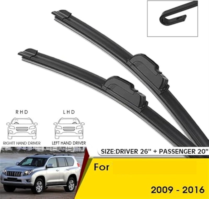 Wivplex Windshield Wiper Blades for Toyota Prado 2009-2016 - Image 3