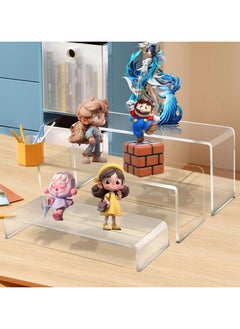 3 PC Large Clear Acrylic Riser Set, Acrylic Display Risers Shelf Showcase Fixtures for Jewelry, Display Stand for Amiibo Funko POP Figures, Cupcakes, Food Display (10 x 3.9 x 3.9 in) - pzsku/Z215A7DBADC129A3E9B51Z/45/_/1729843061/cff61dfb-2265-4966-8ec5-2b61a063e527