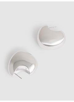 REISS Calla: Curve Scoop Earrings  - Image 3