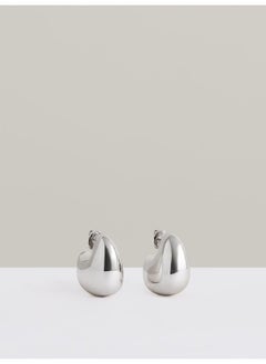 REISS Calla: Curve Scoop Earrings  - Image 1